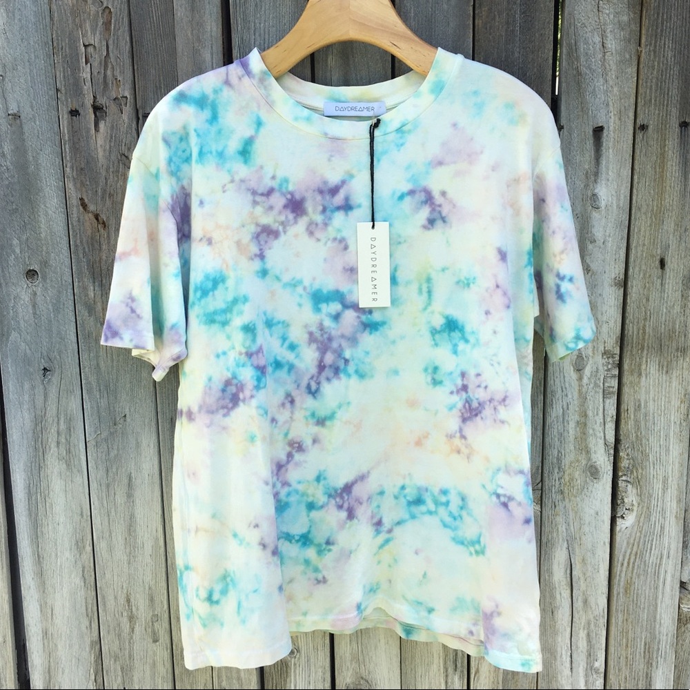 NWT Daydreamer Tie Dye Weekend Tee Spring Bubble S